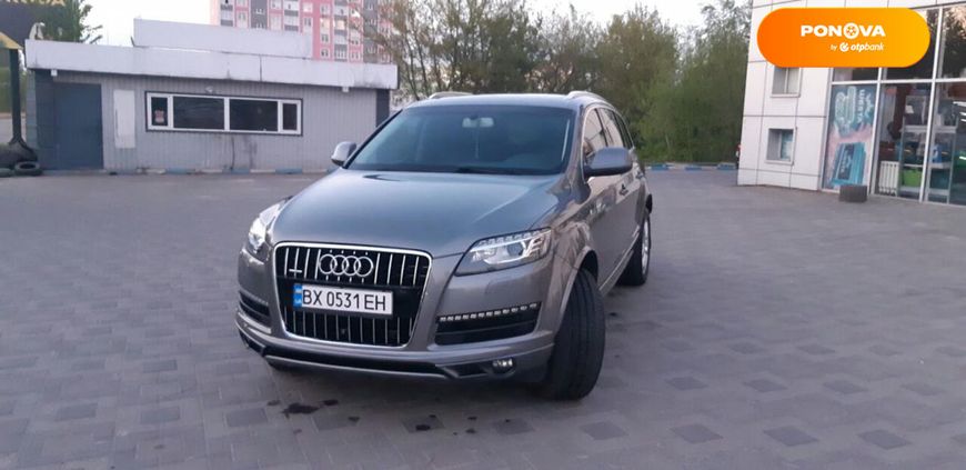 Audi Q7, 2013, Бензин, 3 л., 131 тис. км, Позашляховик / Кросовер, Сірий, Хмельницький Cars-Pr-69029 фото