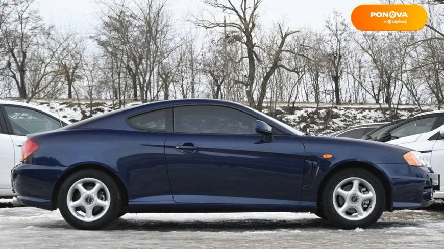 Hyundai Coupe, 2002, Газ пропан-бутан / Бензин, 2.7 л., 215 тыс. км, Купе, Синий, Бердичев 21483 фото