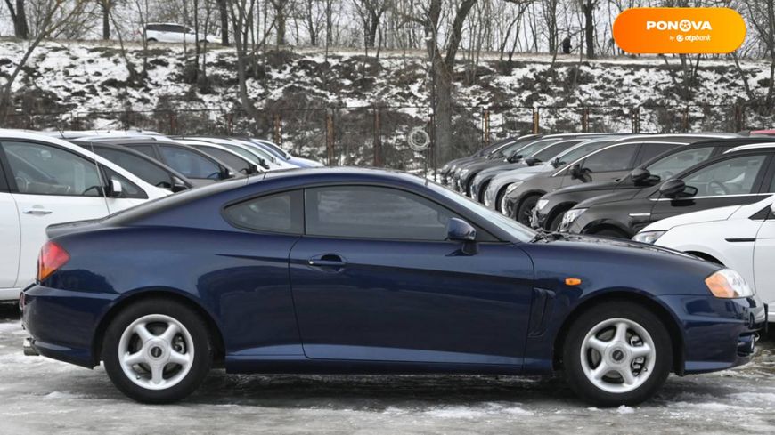 Hyundai Coupe, 2002, Газ пропан-бутан / Бензин, 2.7 л., 215 тыс. км, Купе, Синий, Бердичев 21483 фото