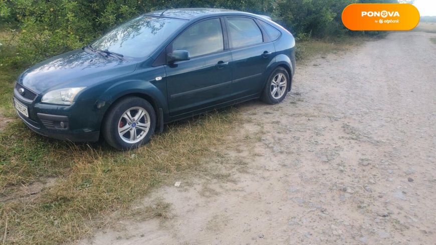 Ford Focus, 2006, Газ пропан-бутан / Бензин, 1.6 л., 180 тыс. км, Хетчбек, Зеленый, Корець Cars-Pr-68842 фото