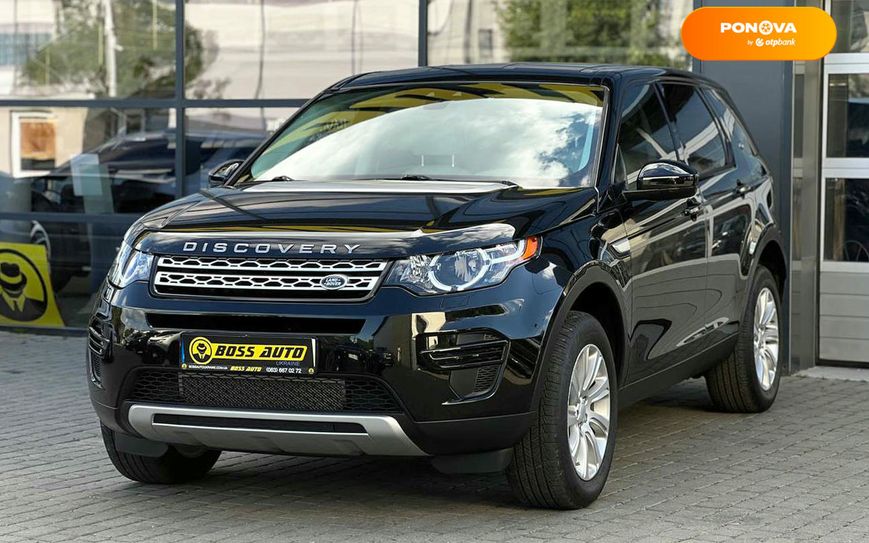 Land Rover Discovery Sport, 2016, Бензин, 2 л., 76 тис. км, Позашляховик / Кросовер, Чорний, Івано-Франківськ 101223 фото