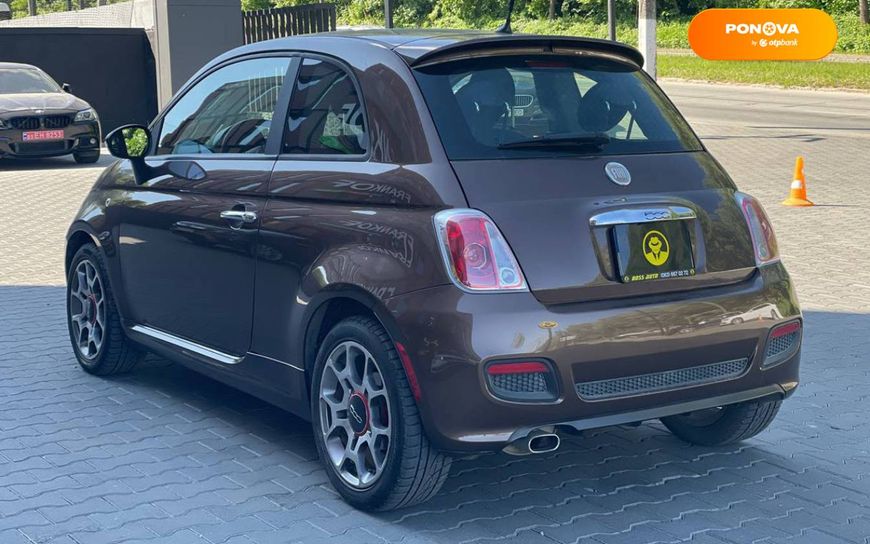 Fiat 500, 2012, Бензин, 1.37 л., 138 тис. км, Хетчбек, Коричневий, Чернівці 47575 фото