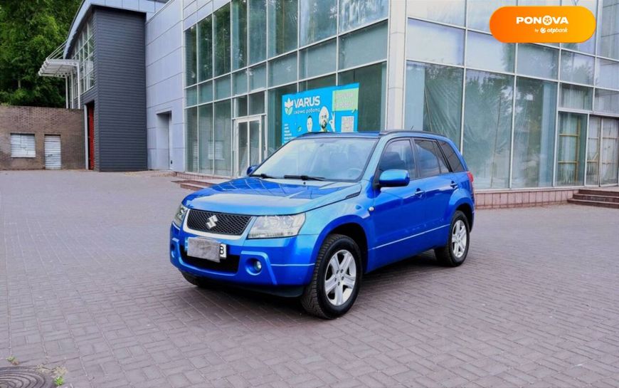 Suzuki Grand Vitara, 2007, Газ пропан-бутан / Бензин, 2 л., 150 тис. км, Позашляховик / Кросовер, Синій, Кам'янське (Дніпродзержинськ) Cars-Pr-61256 фото