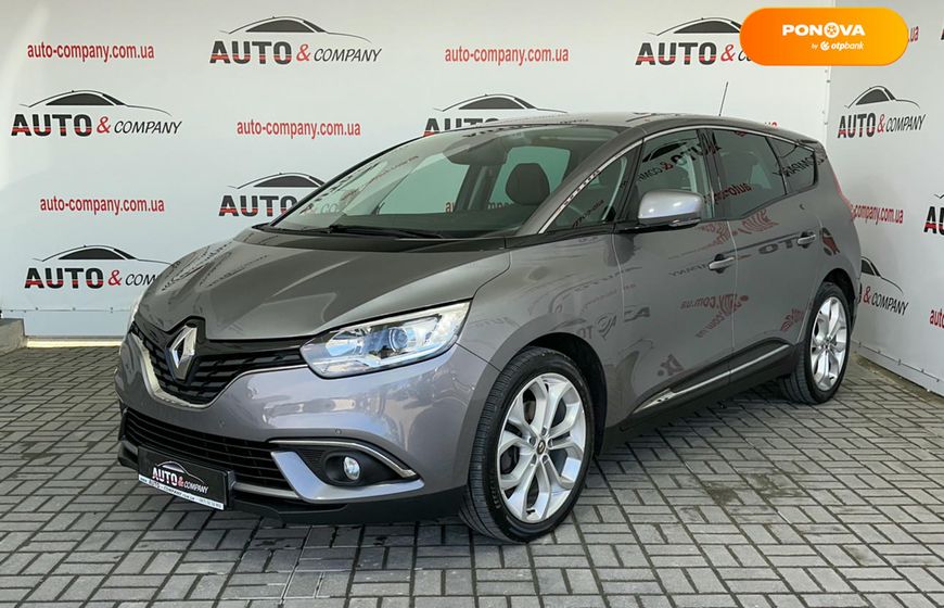 Renault Grand Scenic, 2018, Дизель, 1.7 л., 168 тис. км, Мінівен, Сірий, Львів 106974 фото