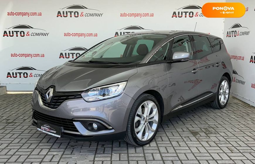 Renault Grand Scenic, 2018, Дизель, 1.7 л., 168 тис. км, Мінівен, Сірий, Львів 106974 фото