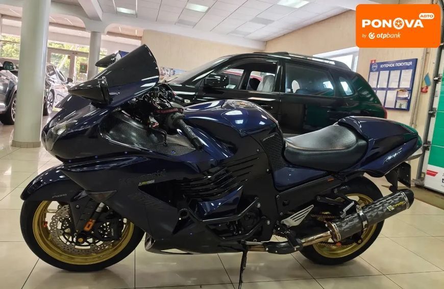Kawasaki ZZR 1400, 2011 р., Бензин, 22 тис. км, Мотоцикл Спорт-туризм, Синій, Кропивницький (Кіровоград) AT-10418800 фото