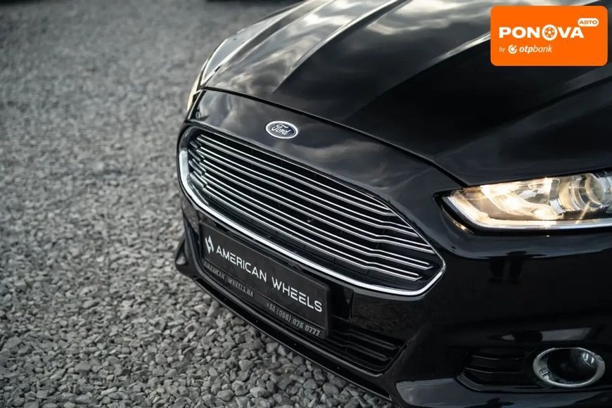 Ford Fusion, 2015 р., Бензин, 153 тис. км, Седан, Чорний, Чернівці AT-10412701 фото