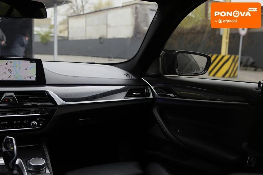 BMW 5 Series, 2018 р., Бензин, 124 тис. км, Седан, Чорний, Київ AT-10416542 фото