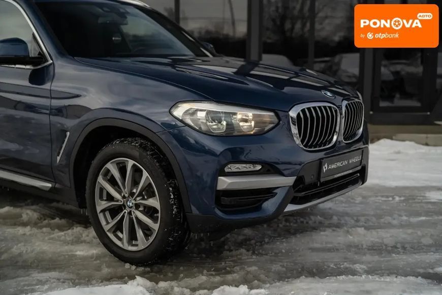 BMW X3, 2019 р., Бензин, 13 тис. км, Позашляховик / Кросовер, Синій, Чернівці AT-10409148 фото