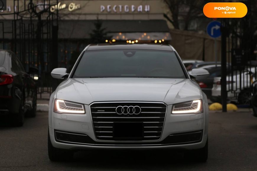 Audi A8, 2015, Бензин, 3 л., 172 тыс. км, Седан, Белый, Киев 43516 фото