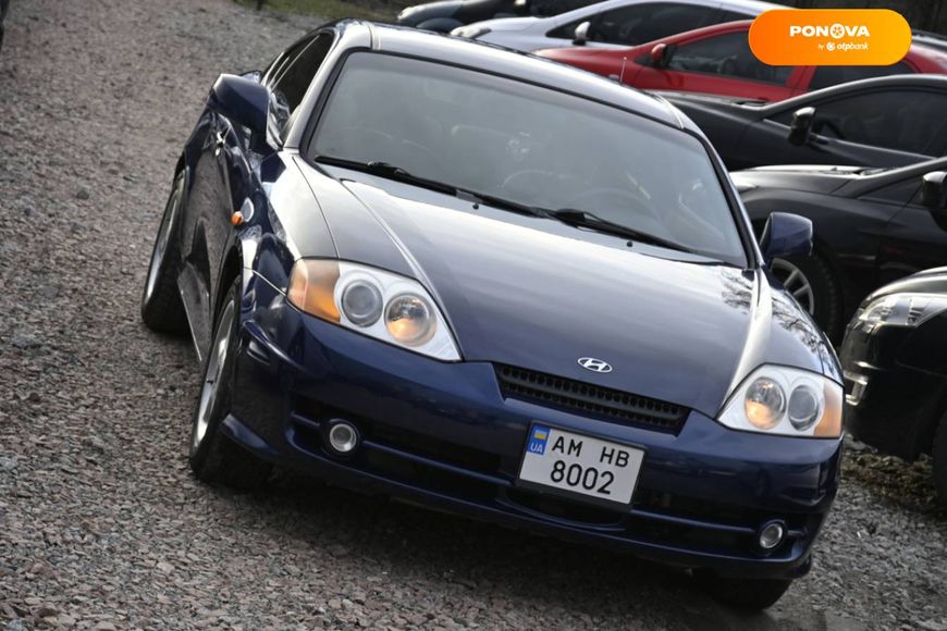 Hyundai Coupe, 2002, Газ пропан-бутан / Бензин, 2.7 л., 215 тис. км, Купе, Синій, Бердичів 30655 фото