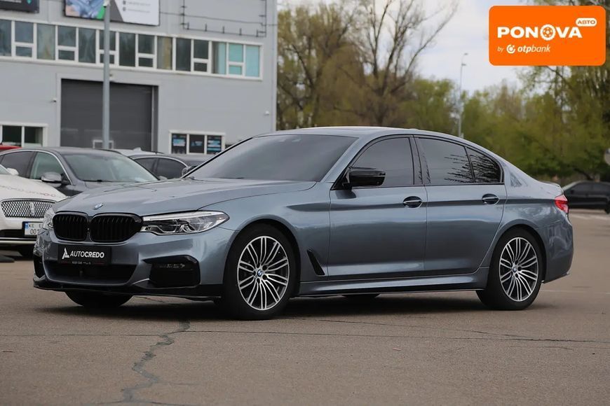 BMW 5 Series, 2018 р., Бензин, 124 тис. км, Седан, Чорний, Київ AT-10416542 фото