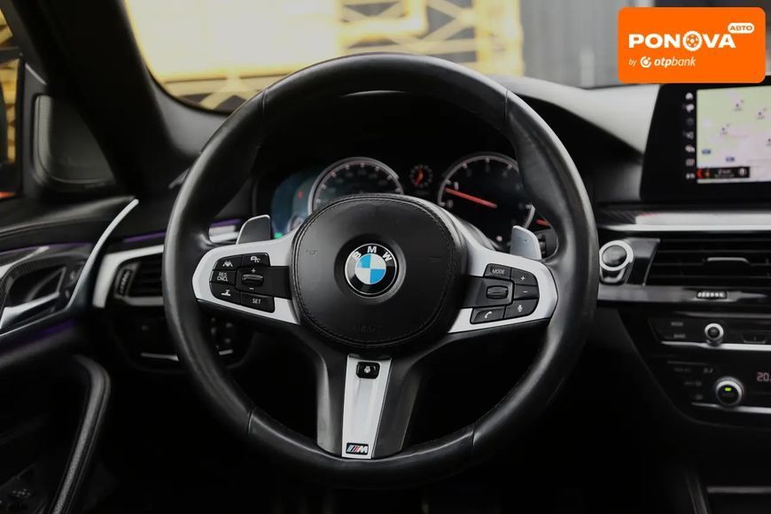 BMW 5 Series, 2018 р., Бензин, 124 тис. км, Седан, Чорний, Київ AT-10416542 фото