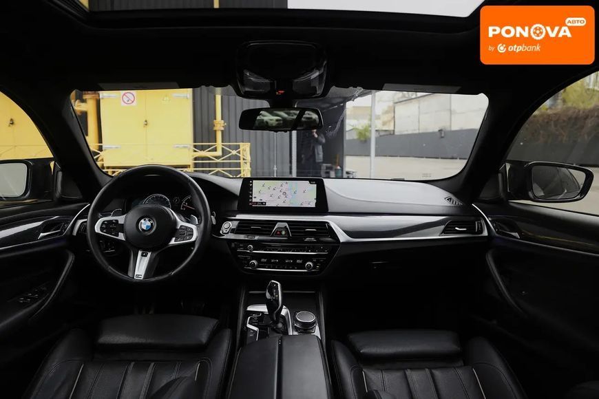 BMW 5 Series, 2018 р., Бензин, 124 тис. км, Седан, Чорний, Київ AT-10416542 фото