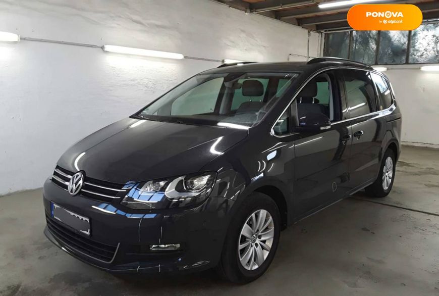 Volkswagen Sharan, 2016, Дизель, 2 л., 42 тыс. км, Минивен, Чорный, Одесса Cars-EU-US-KR-23867 фото