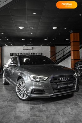 Audi A3, 2018, Бензин, 1.98 л., 79 тыс. км, Седан, Серый, Одесса 32763 фото