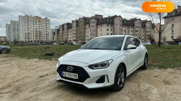 Hyundai Veloster, 2019, Бензин, 2 л., 64 тис. км, Хетчбек, Білий, Київ Cars-Pr-214005 фото