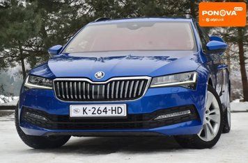 Skoda Superb, 2022 г., Дизель, 230 тыс. км, Универсал, Синий, Дрогобыч AT-10409407 фото