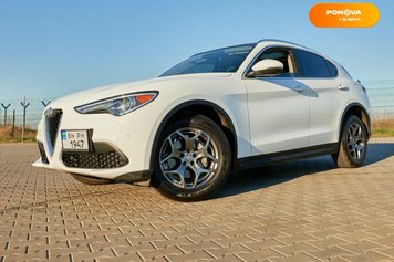 Alfa Romeo Stelvio, 2018, Бензин, 2 л., 16 тис. км, Позашляховик / Кросовер, Білий, Одеса Cars-Pr-235096 фото