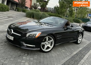 Mercedes-Benz SL-Class, 2012, Бензин, 4.66 л., 80 тис. км, Родстер, Чорний, Київ 256336 фото