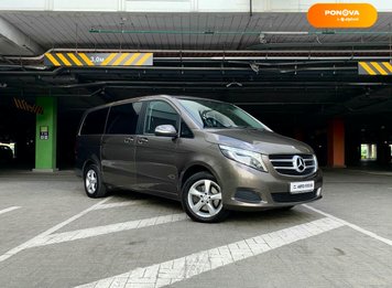 Mercedes-Benz V-Class, 2015, Дизель, 2.1 л., 290 тис. км, Мінівен, Коричневий, Київ 195904 фото