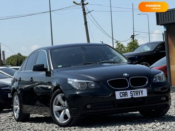 BMW 5 Series, 2004, Бензин, 2.17 л., 228 тыс. км, Седан, Чорный, Стрый 108394 фото