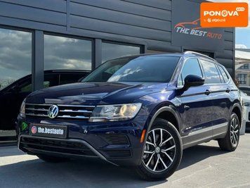 Volkswagen Tiguan, 2021 р., Бензин, 159 тис. км, Позашляховик / Кросовер, Синій, Рівне AT-10417854 фото