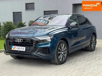 Audi Q8, 2018 р., Дизель, 179 тис. км, Позашляховик / Кросовер, Синій, Львів AT-10418593 фото