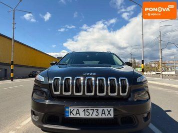 Jeep Cherokee, 2016 р., Бензин, 159 тис. км, Позашляховик / Кросовер, Чорний, Київ AT-10417219 фото