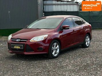 Ford Focus, 2014 р., Бензин, 202 тис. км, Седан, Червоний, Софіївська Борщагівка AT-10416334 фото
