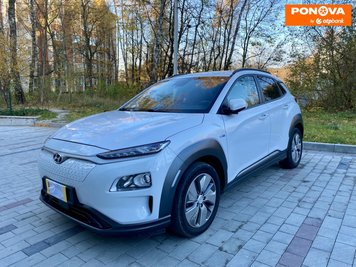 Hyundai Kona Electric, 2018, Електро, 91 тис. км, Позашляховик / Кросовер, Білий, Тернопіль Cars-Pr-274253 фото