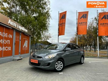 Hyundai Accent, 2019, Бензин, 1.4 л., 81 тис. км, Седан, Сірий, Дніпро (Дніпропетровськ) 279234 фото