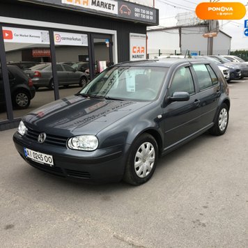 Volkswagen Golf IV, 2003, Бензин, 2 л., 160 тис. км, Хетчбек, Сірий, Житомир 256660 фото