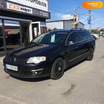 Volkswagen Passat B6, 2006, Дизель, 2 л., 261 тис. км, Універсал, Чорний, Житомир 37828 фото