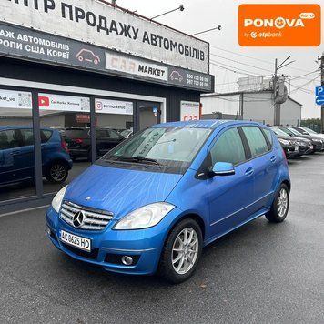 Mercedes-Benz A-Class, 2008 р., Бензин, 224 тис. км, Хетчбек, Синій, Житомир AT-10414435 фото