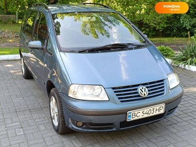 Volkswagen Sharan, 2001, Дизель, 1.9 л., 338 тыс. км, Минивен, Зеленый, Дрогобыч Cars-Pr-62924 фото