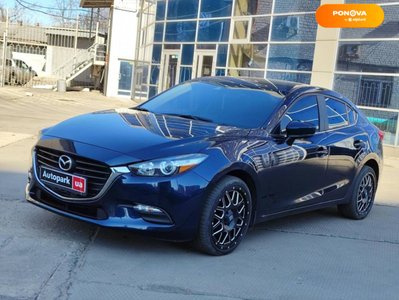 Mazda 3, 2017, Бензин, 2.5 л., 106 тис. км, Седан, Синій, Харків 27963 фото