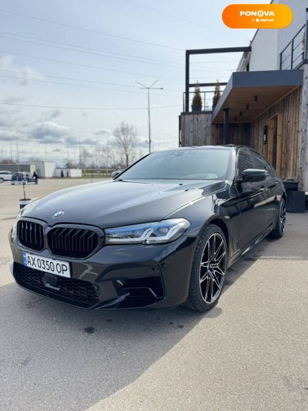 BMW 5 Series, 2019, Бензин, 2 л., 71 тис. км, Седан, Чорний, Київ 45697 фото
