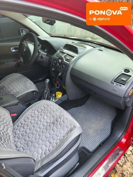 Renault Megane, 2006 г., Газ пропан-бутан / Бензин, 310 тыс. км, Седан, Красный, Запорожье AT-10405057 фото