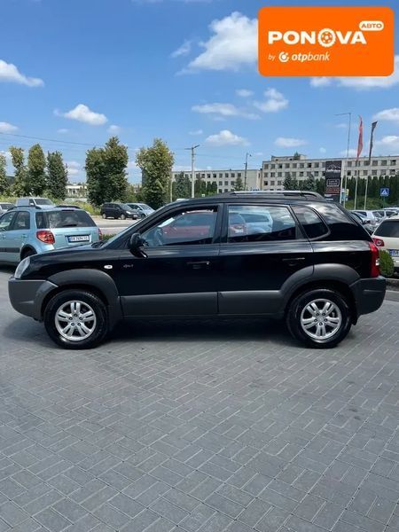 Hyundai Tucson, 2007 р., Газ пропан-бутан / Бензин, 320 тис. км, Позашляховик / Кросовер, Чорний, Кам'янець-Подільський AT-10398802 фото