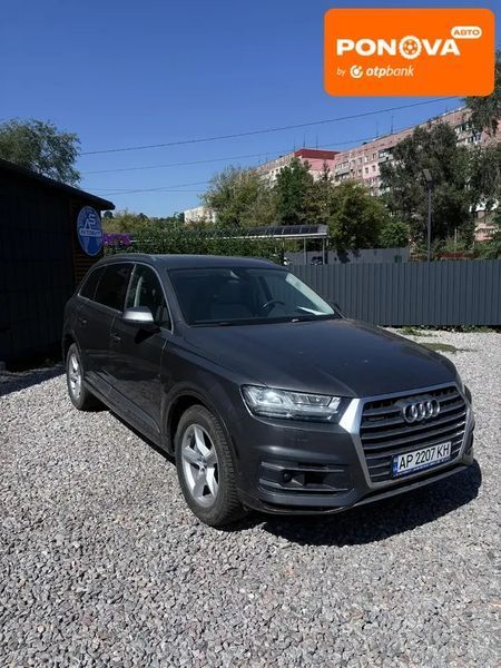 Audi Q7, 2018 р., Бензин, 76 тис. км, Позашляховик / Кросовер, Сірий, Дніпро (Дніпропетровськ) AT-10403273 фото