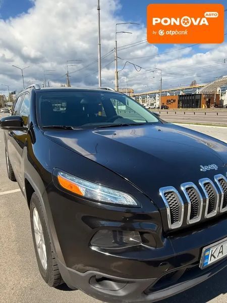 Jeep Cherokee, 2016 р., Бензин, 159 тис. км, Позашляховик / Кросовер, Чорний, Київ AT-10417219 фото