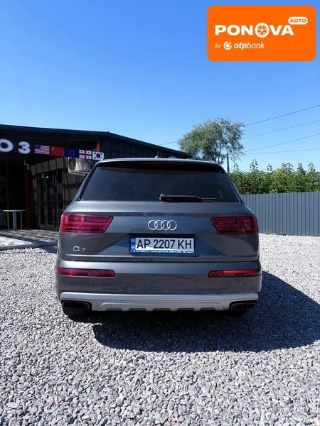 Audi Q7, 2018 р., Бензин, 76 тис. км, Позашляховик / Кросовер, Сірий, Дніпро (Дніпропетровськ) AT-10403273 фото
