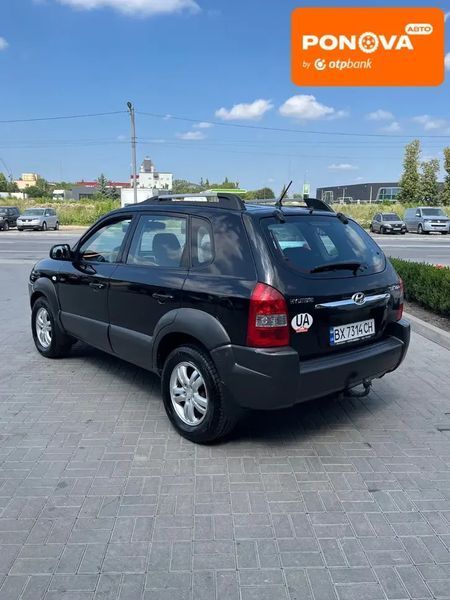 Hyundai Tucson, 2007 р., Газ пропан-бутан / Бензин, 320 тис. км, Позашляховик / Кросовер, Чорний, Кам'янець-Подільський AT-10398802 фото