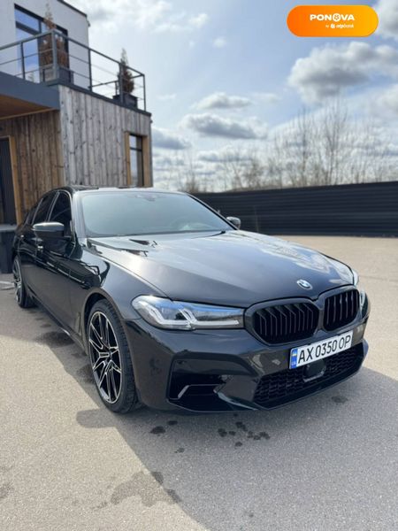 BMW 5 Series, 2019, Бензин, 2 л., 71 тис. км, Седан, Чорний, Київ 45697 фото