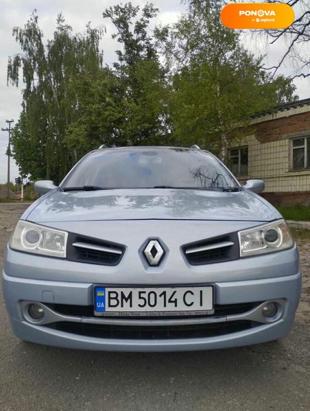 Renault Megane, 2007, Газ пропан-бутан / Бензин, 1.6 л., 200 тыс. км, Универсал, Синий, Ромни Cars-Pr-68843 фото