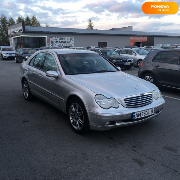 Mercedes-Benz C 180, 2002, Бензин, 1.8 л., 81 тыс. км, Седан, Серый, Житомир 4423 фото