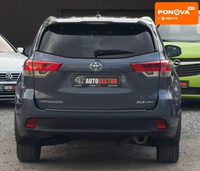 Toyota Highlander, 2017 р., Бензин, 107 тис. км, Позашляховик / Кросовер, Синій, Харків AT-10405986 фото