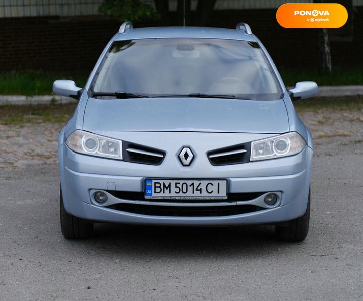 Renault Megane, 2007, Газ пропан-бутан / Бензин, 1.6 л., 200 тыс. км, Универсал, Синий, Ромни Cars-Pr-68843 фото