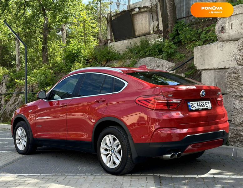 BMW X4, 2016, Бензин, 2 л., 108 тыс. км, Внедорожник / Кроссовер, Красный, Львов 49518 фото